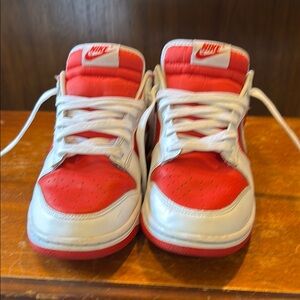 Nike SB Dunk Red/White Sneakers Low